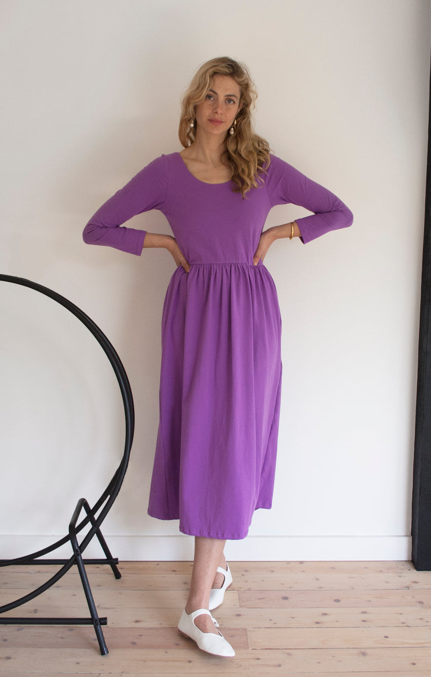 Purple Fosse Dress
