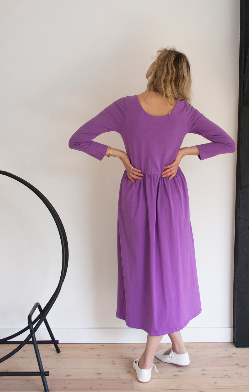 Purple Fosse Dress