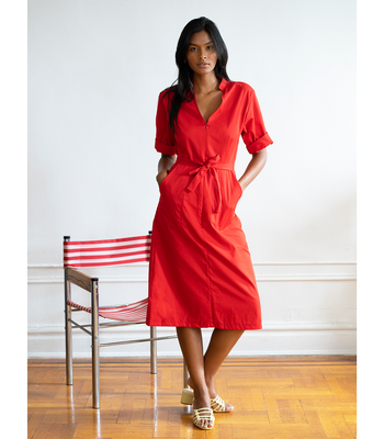 Red Alma Dress