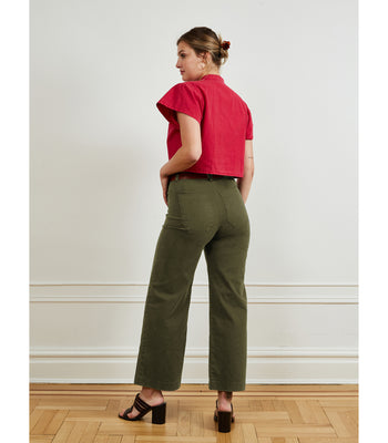 Toni Jeans in Pine Green | LOUP