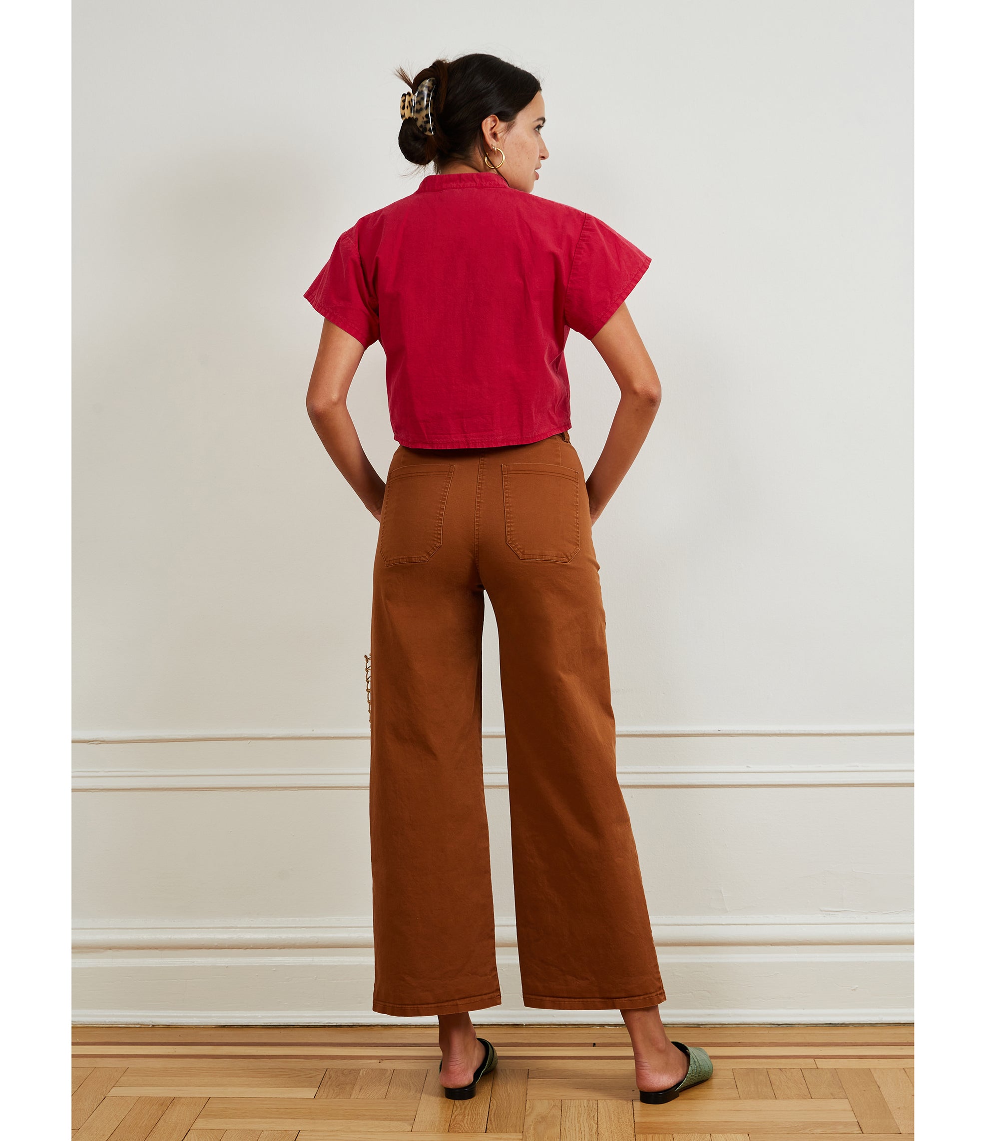 Toni Pants in Walnut Brown | LOUP