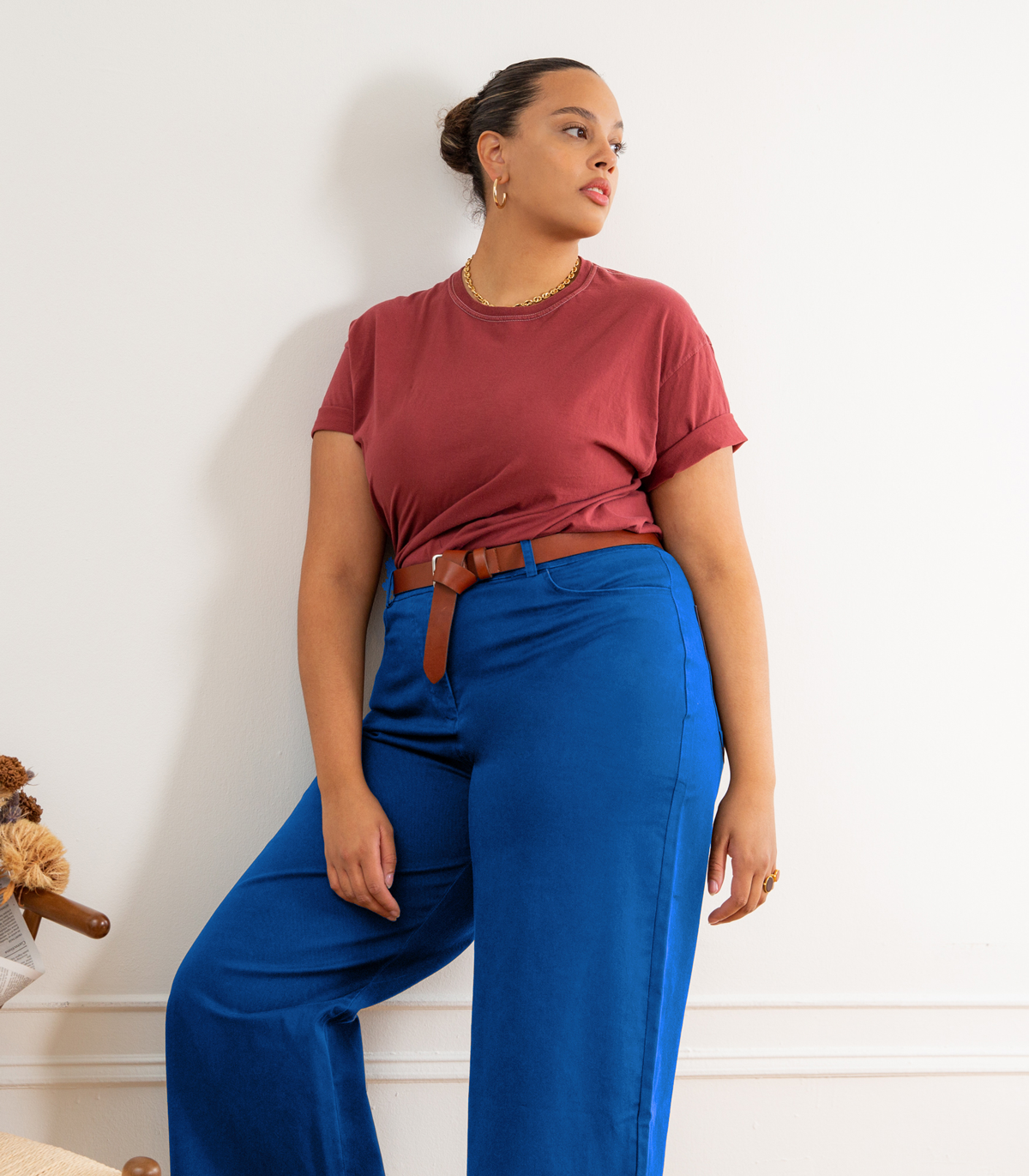 Toni Pants in Royal Blue | LOUP