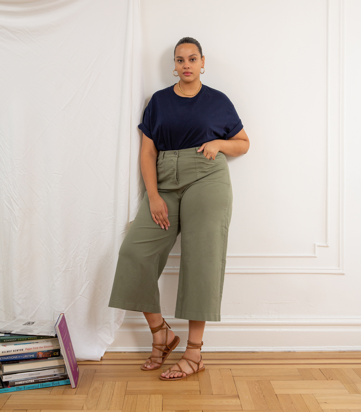 Simone Pants in Sage Green | LOUP