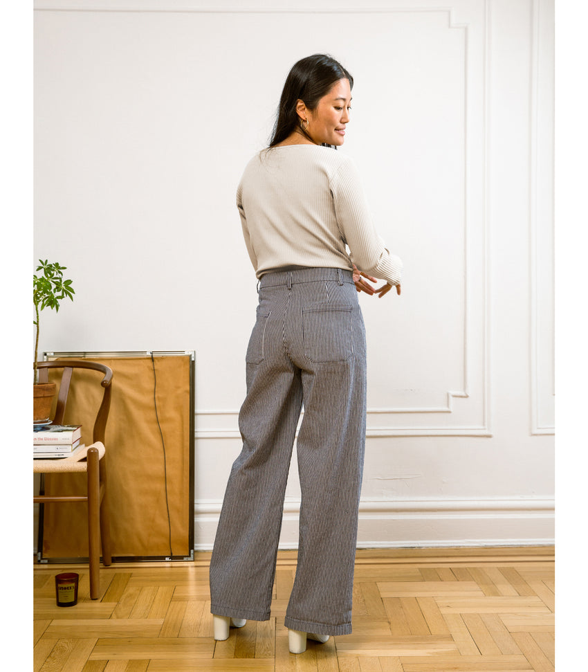 Toni Pants in Stripe | LOUP – Loup