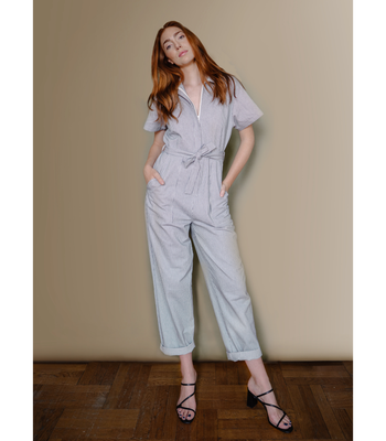 Striped Patty Worksuit