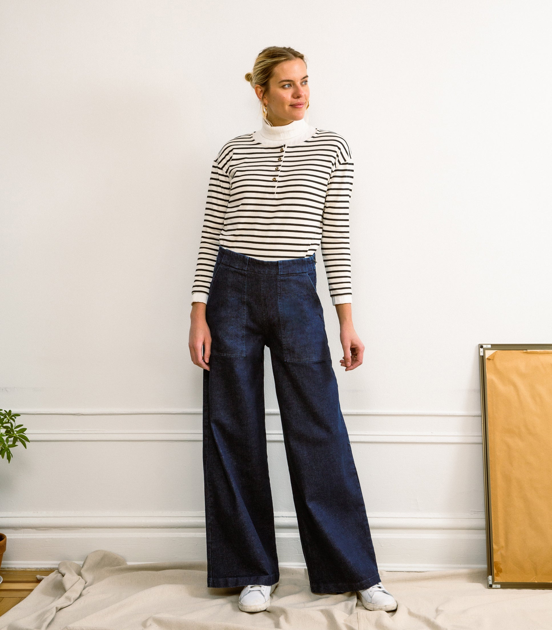 Long Sabrina Wide-Leg Jeans | High-Waist Wide Leg Denim | Loup