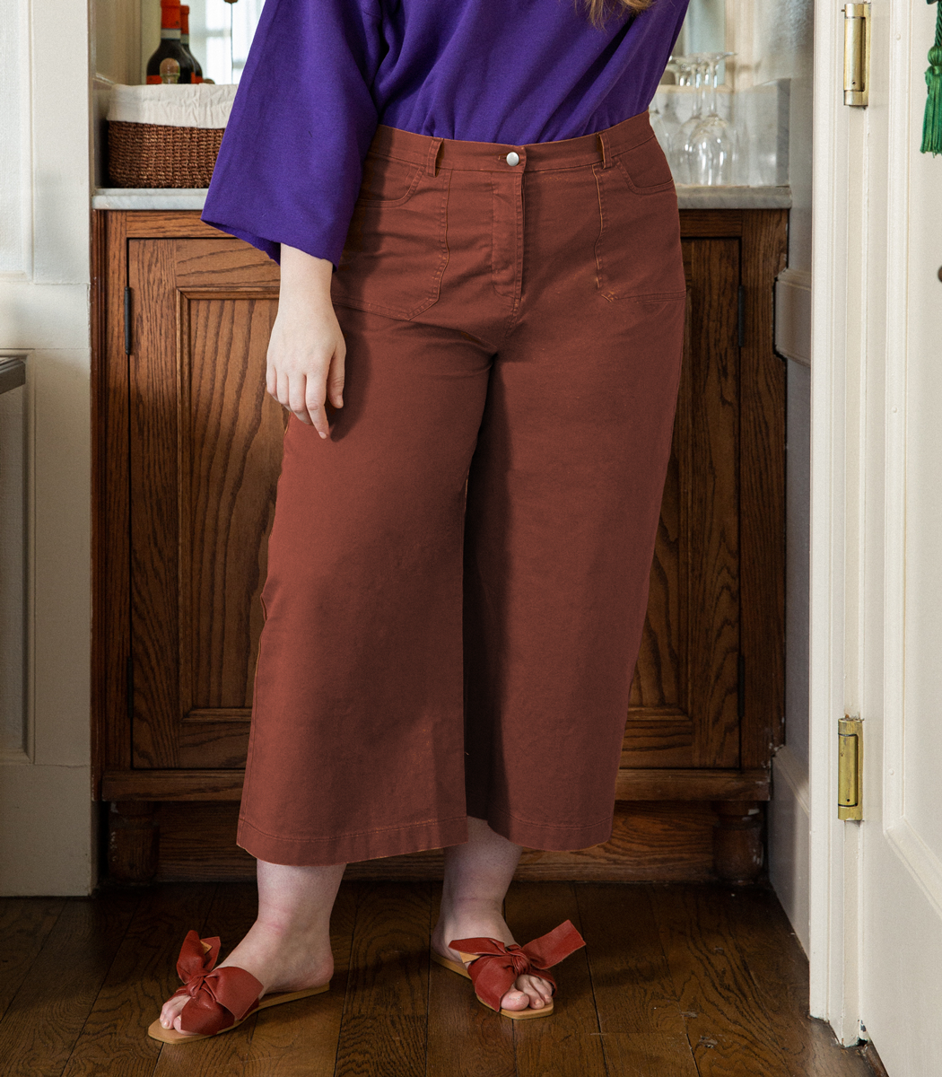 Simone Pants in Terracotta | LOUP