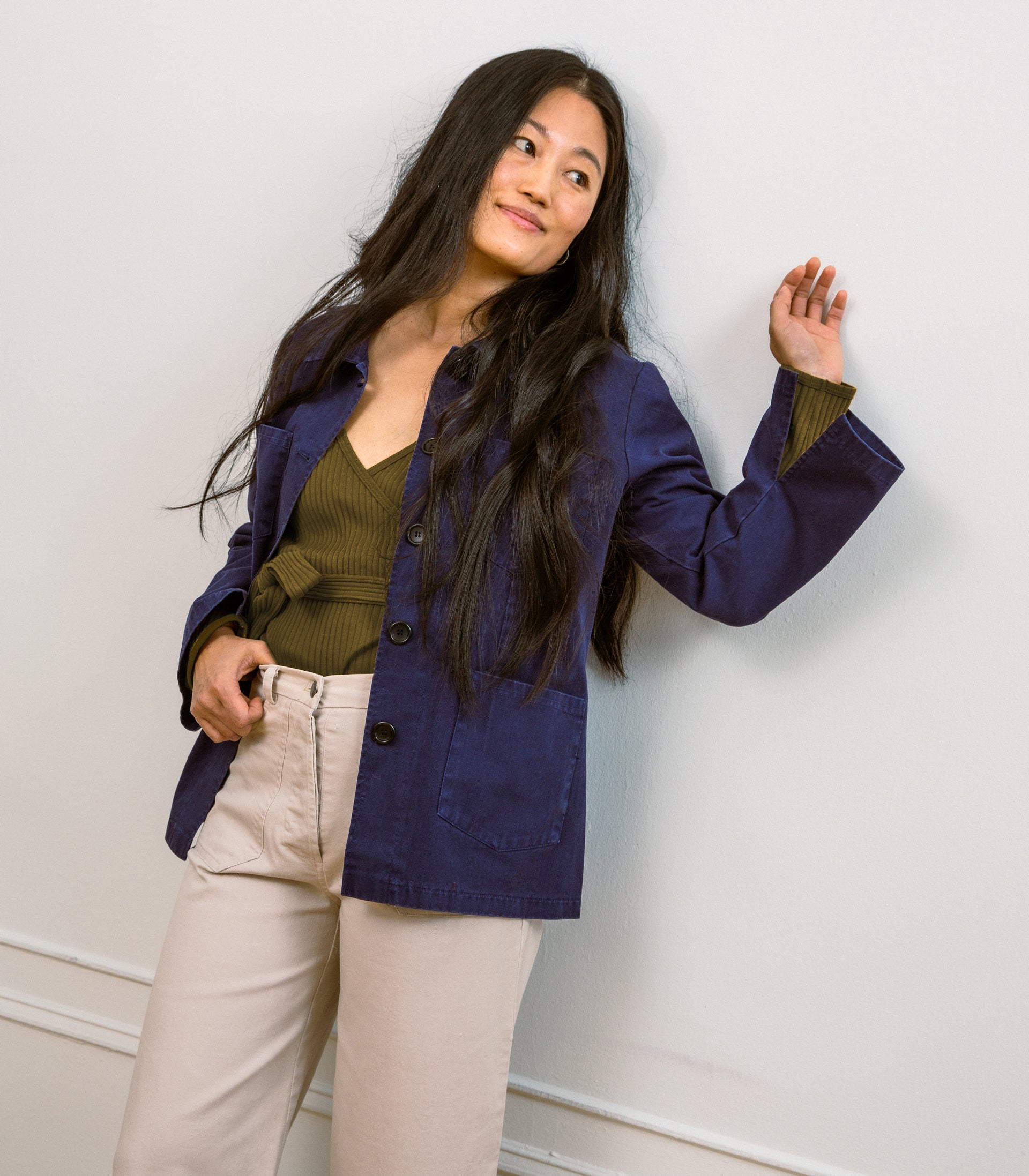 Anjelica Work Jacket Twilight