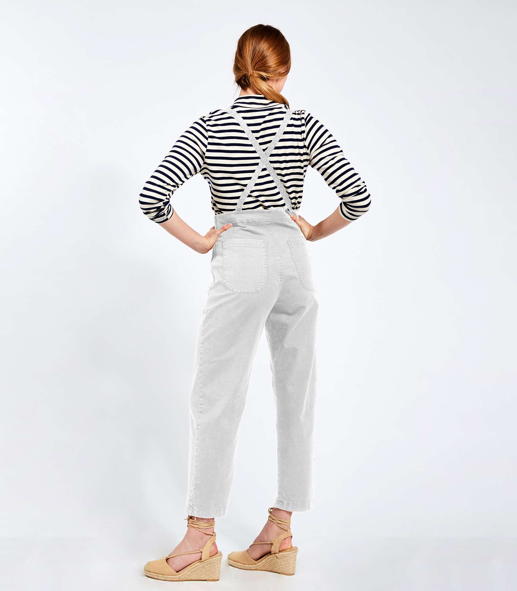 Knot Overalls - White