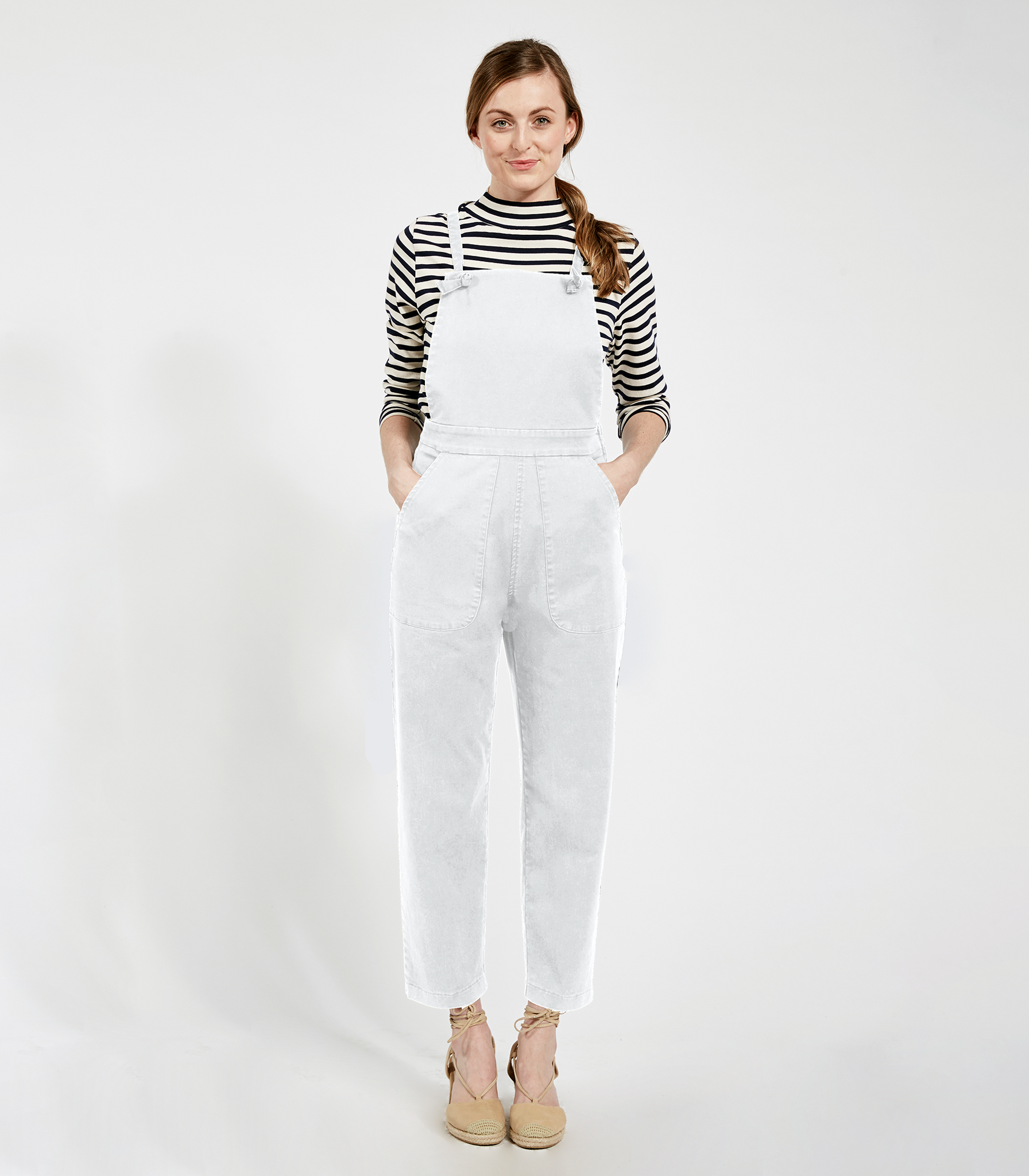 Knot Overalls - White