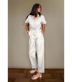 White Patty Worksuit