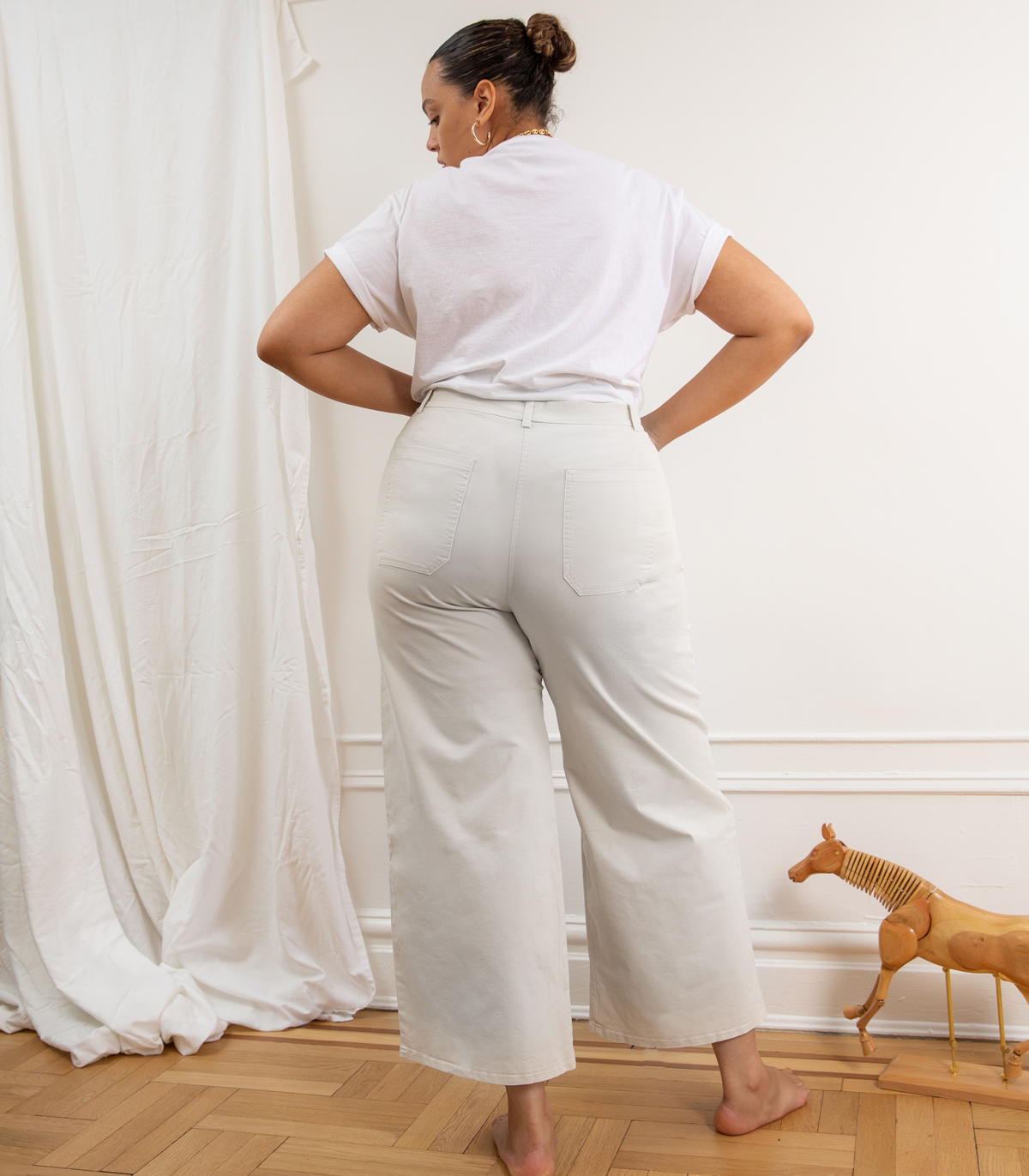 Toni Pants in White | LOUP